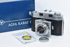 【希 少】Agfa KARAT IV 整備済 元箱付 【Schneider-Kreuznach Karat Xenon 50/2 レンズ搭載】