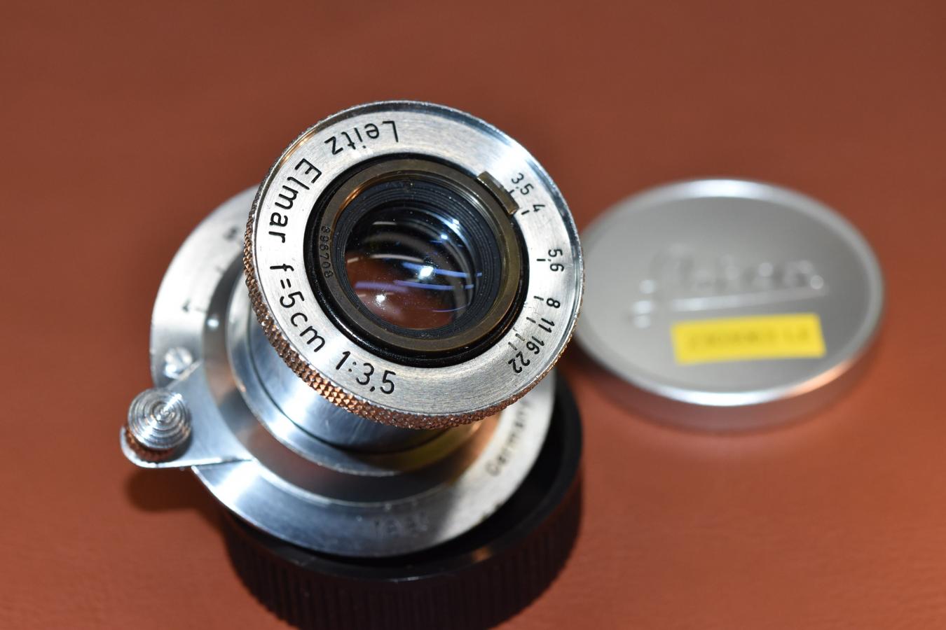 LEICA Elmar 5cm F3.5 沈胴 feet表記 コーティングあり 万台年製