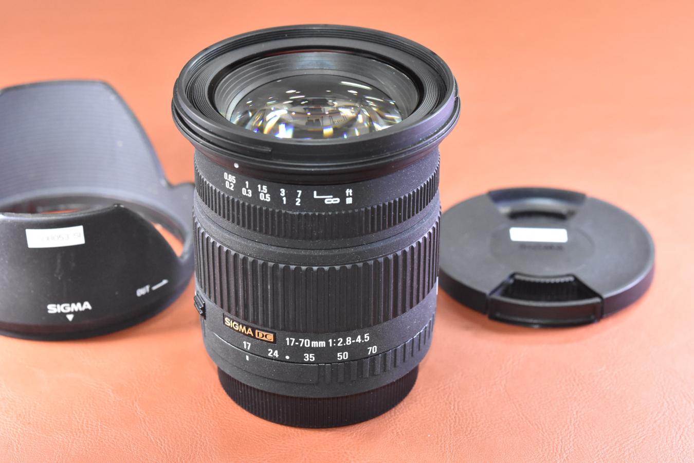 SIGMA 17-70mm F2.8-4.5 DC MACRO HSM 純正フード付 【SIGMA SA