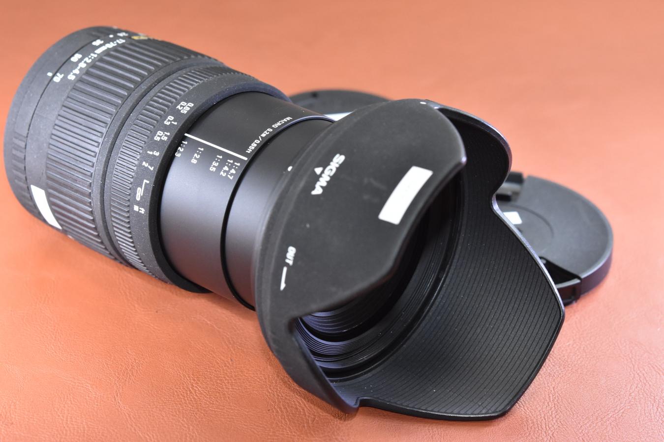 SIGMA 17-70mm F2.8-4.5 DC MACRO HSM 純正フード付 【SIGMA SA