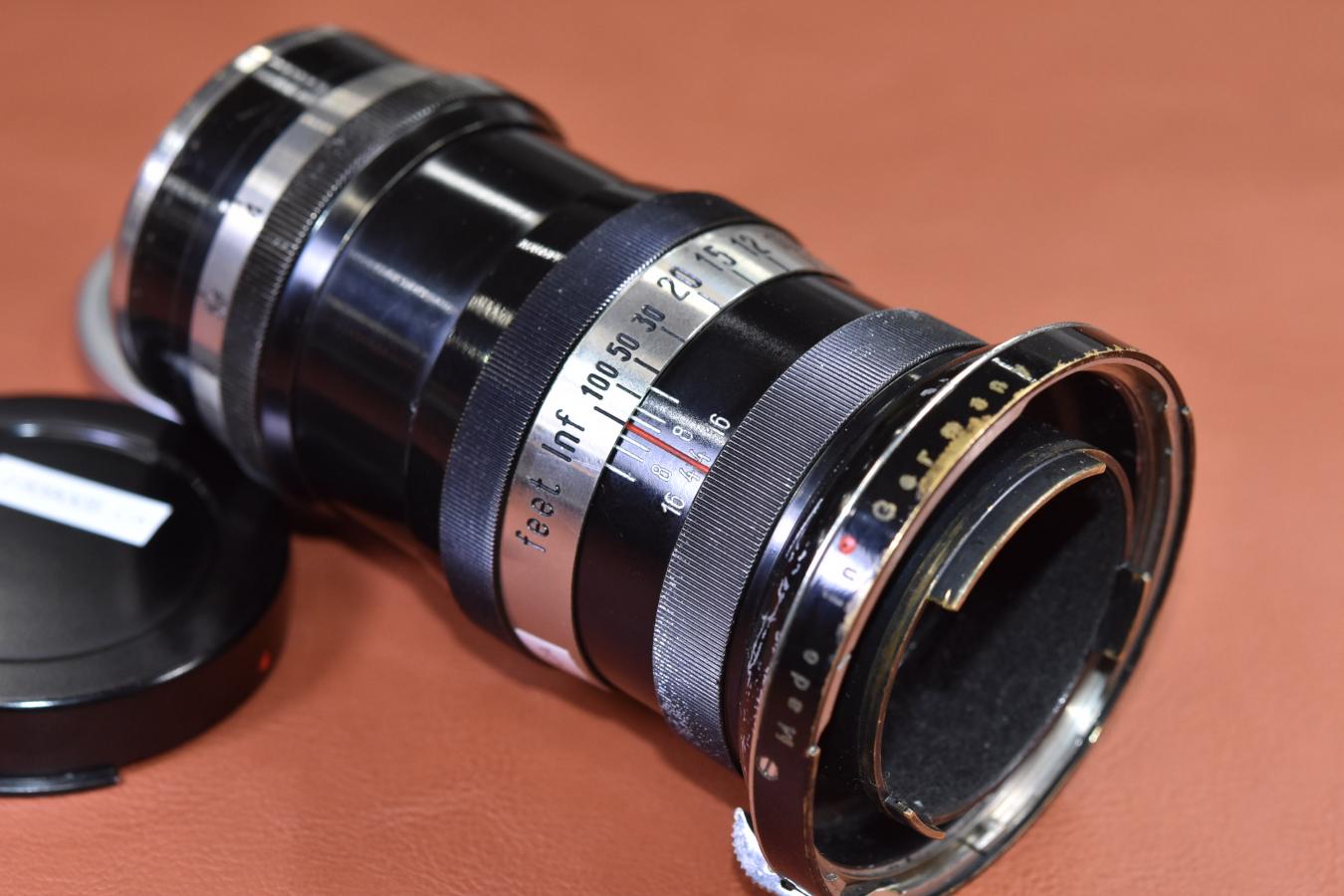 希 少】 Carl Zeiss Jena Sonnar 13.5cm F4 Black×Nickel 【旧 希 少】 Carl Zeiss Jena Sonnar 13.5cm F4 Black×Nickel 【旧