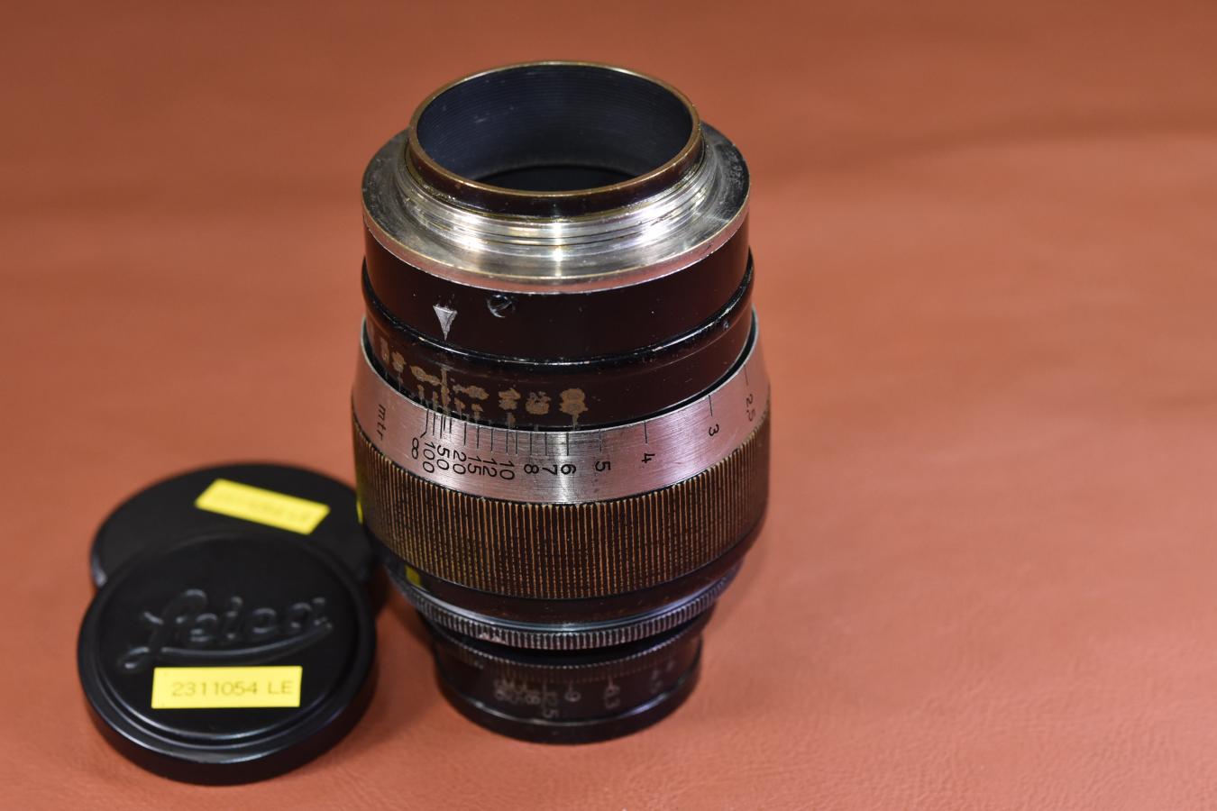 希 少】 LEICA Fat Elmar 9cm F4 Black×Nickel 13万台1932年製 希 少】 LEICA Fat Elmar 9cm F4 Black×Nickel 13万台1932年製