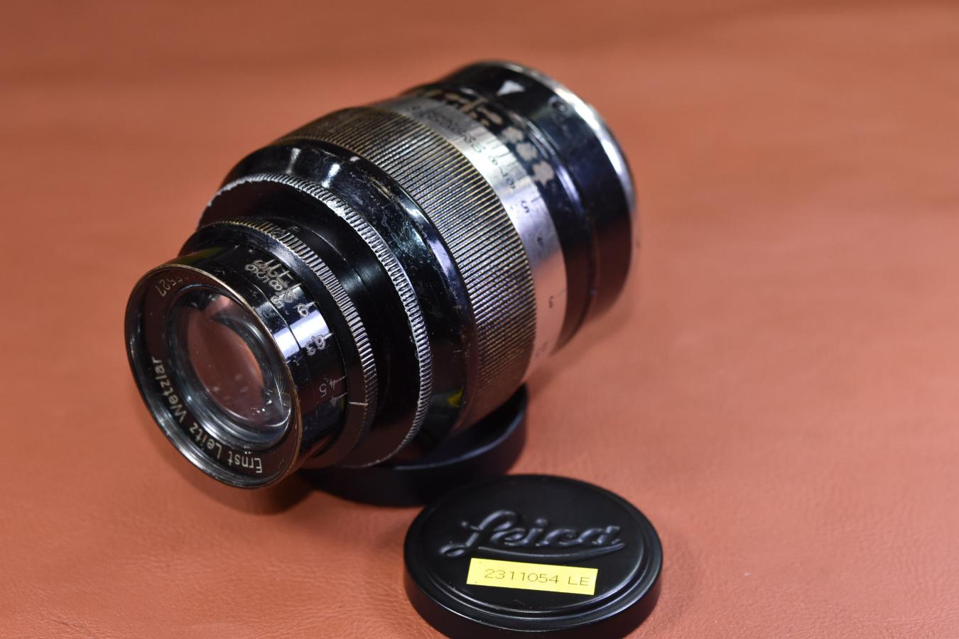 希 少】 LEICA Fat Elmar 9cm F4 Black×Nickel 13万台1932年製 希 少】 LEICA Fat Elmar 9cm F4 Black×Nickel 13万台1932年製
