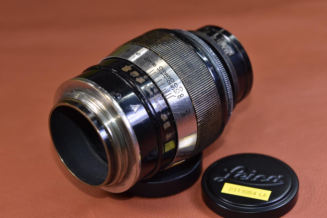 希 少】 LEICA Fat Elmar 9cm F4 Black×Nickel 13万台1932年製 希 少】 LEICA Fat Elmar 9cm F4 Black×Nickel 13万台1932年製