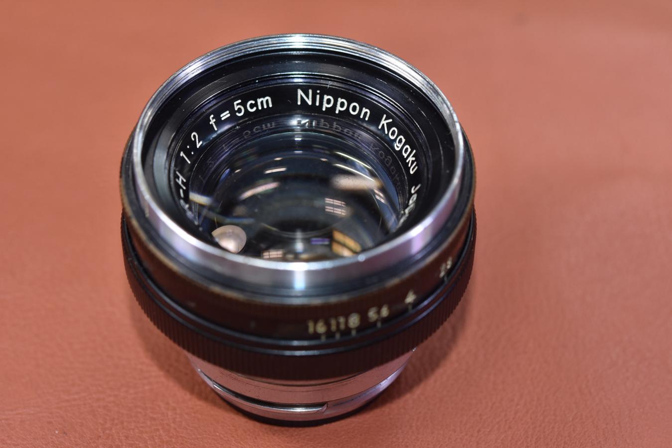 Nippon Kogaku NIKKOR-H 5cm F2 Black 【Nikon Sマウントレンズ Nippon Kogaku NIKKOR-H 5cm F2 Black 【Nikon Sマウントレンズ