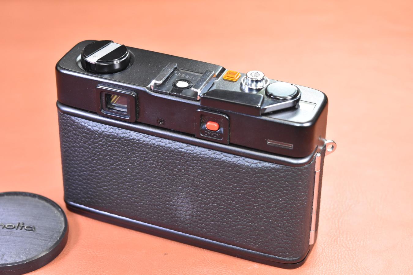 minolta HI-MATIC F Black モルト交換済 【ROKKOR 38/2.7 レンズ minolta HI-MATIC F Black モルト交換済 【ROKKOR 38/2.7 レンズ