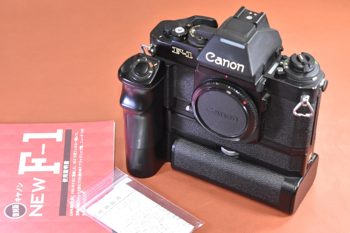 Canon NEW F-1 AE MTOR DRIVE FN 付 整備済 取説付 【キレイな物 Canon NEW F-1 AE MTOR DRIVE FN 付 整備済 取説付 【キレイな物