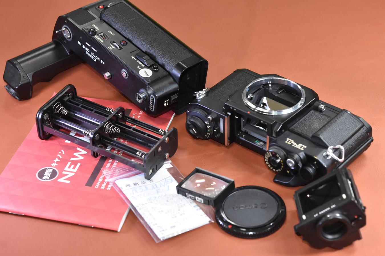 Canon NEW F-1 AE MTOR DRIVE FN 付 整備済 取説付 【キレイな物 Canon NEW F-1 AE MTOR DRIVE FN 付 整備済 取説付 【キレイな物
