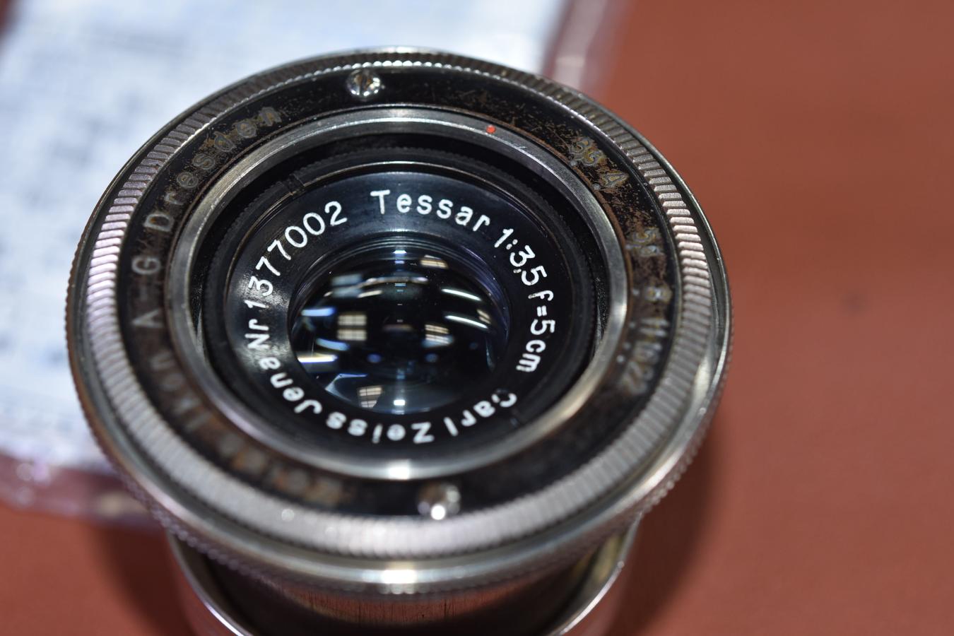 Carl Zeiss Jena Tessar 5cm F3.5 沈胴 Nickel 整備済【旧 Carl Zeiss Jena Tessar 5cm F3.5 沈胴 Nickel 整備済【旧