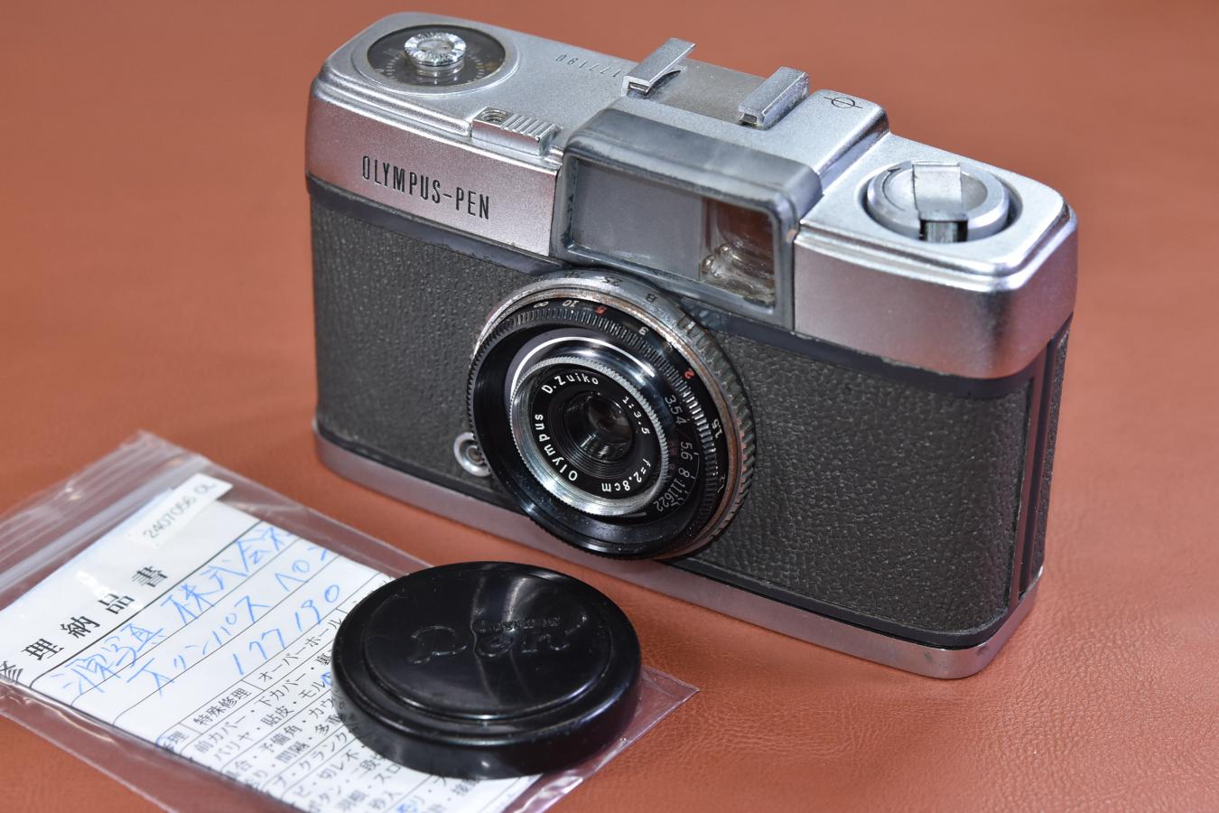 希 少】OLYMPUS PEN 初期型 片耳 整備済【Olympus D.Zuiko 2.8cm 希 少】OLYMPUS PEN 初期型 片耳 整備済【Olympus D.Zuiko 2.8cm