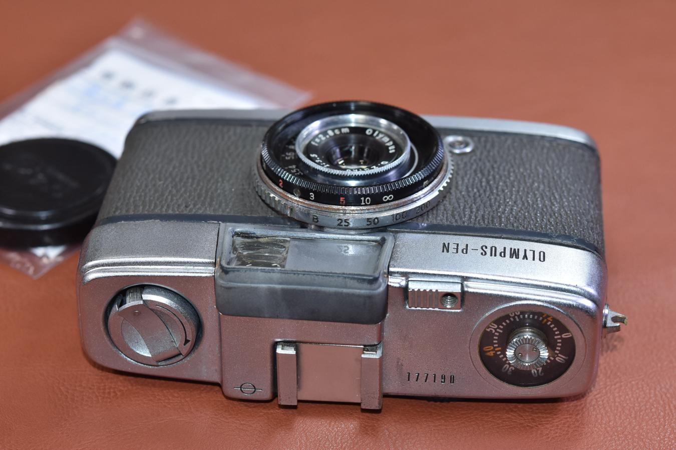 希 少】OLYMPUS PEN 初期型 片耳 整備済【Olympus D.Zuiko 2.8cm 希 少】OLYMPUS PEN 初期型 片耳 整備済【Olympus D.Zuiko 2.8cm