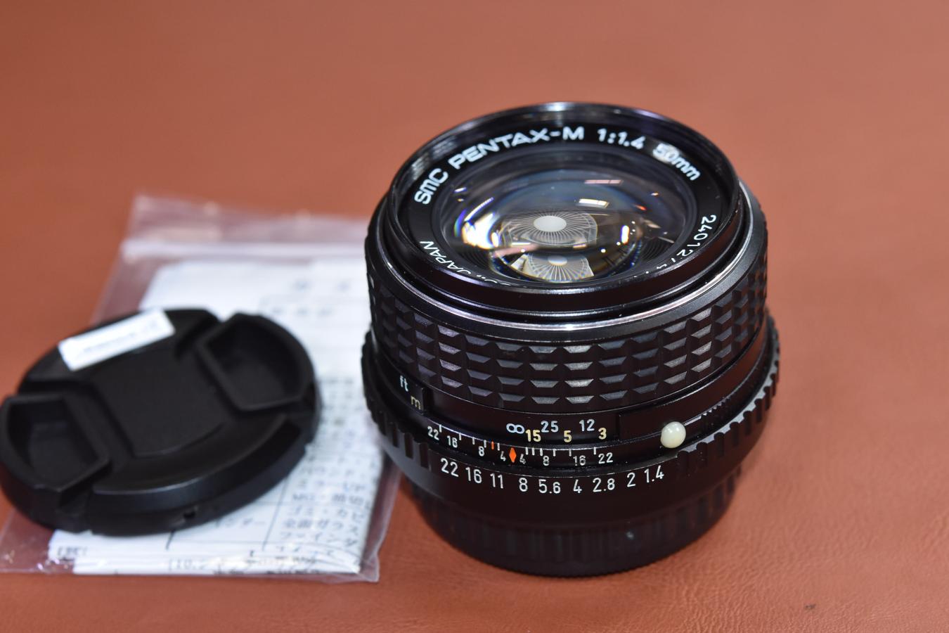 Kマウント用 ペンタックス M 50mm F1.4 整備済美品