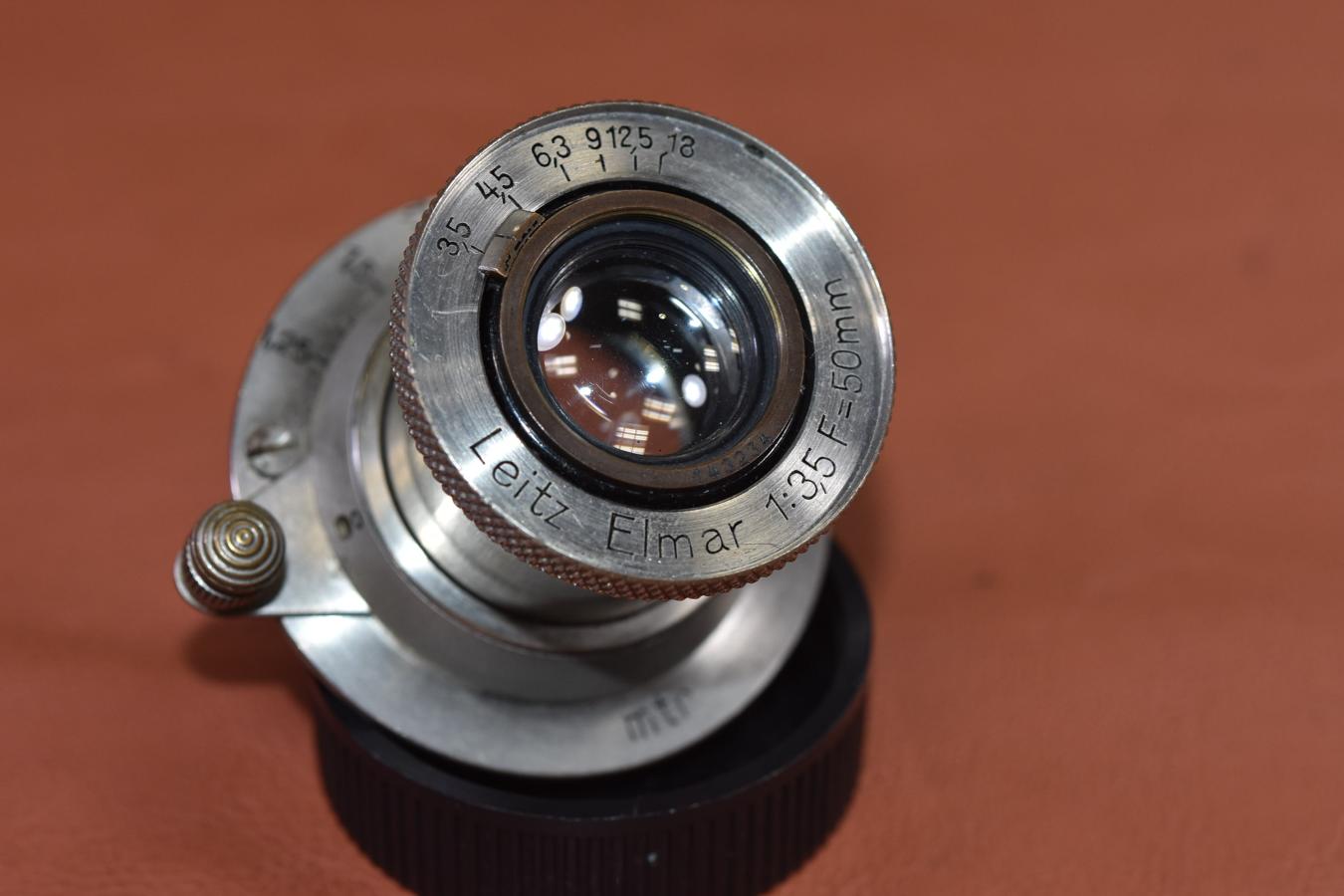 希 少】Nickel Elmar 50mm F3.5 沈胴 m表記【14万台 LEICA L