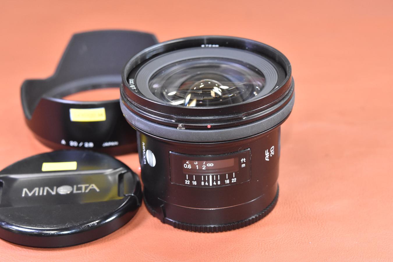 MINOLTA AF 20mm F2.8 NEW 【純正フード付】 | YAMAGEN CAMERA MINOLTA AF 20mm F2.8 NEW 【純正フード付】 | YAMAGEN CAMERA