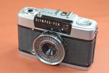 OLYMPUS PEN EE-3 モルト交換済【Olympus D.Zuiko 28/3.5 レンズ搭載】