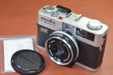 minolta HI-MATIC F Silver 整備済【MINOLTA ROKKOR 38/2.7レンズ搭載】
