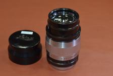【希 少】LEICA Hektor 7.3cm F1.9  Silver×Black 純正フード付 【LEICA Lマウントレンズ】