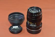 MINOLTA M-ROKKOR 90mm F4 純正フード付 【キレイな物をお探しの方必見!!自信ありの逸品!!】