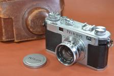 【コレクション向け・希 少】Nikon M型 #906 NIKKOR-H・C 5cm F2沈胴付(捨て番811) 純正ケース付【MADE IN OCCUPIED JAPAN 】