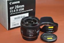 Canon EF 28mm F2.8 IS USM 元箱付一式【キレイな物をお探しの方必見!!自信ありの逸品!!】