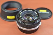 【希 少】OLYMPUS ZUIKO AUTO-S 40mm F2【純正フード付】※キレイな物をお探しの方必見!!自信ありの逸品!!
