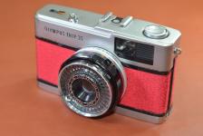 【リメイクカメラ】OLYMPUS TRIP 35 Silver モルト交換済 【Olympus D.Zuiko 40/2.8レンズ搭載】