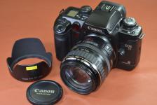 Canon EOS 55 Black EF28-105/3.5-4.5 USM付 【純正フードWE-63付】