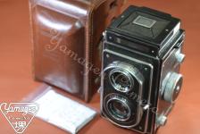 ZEISS IKON Ikoflex II 前期型 整備済 純正ケース1224/16付 【Carl Zeiss Jena Triotar 7.5cm F3.5レンズ搭載】